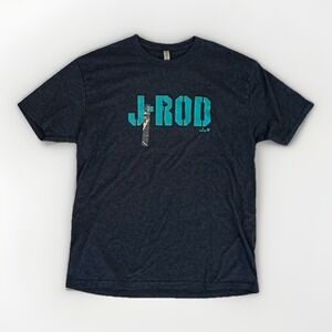 Julio Rodriguez Seattle Mariners Name & Number Graphic T-Shirt, XL, New